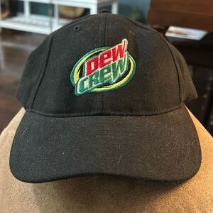 Mtn Dew “Dew Crew” NASCAR‎ Baseball Cap by Headmost. Black. One Size.